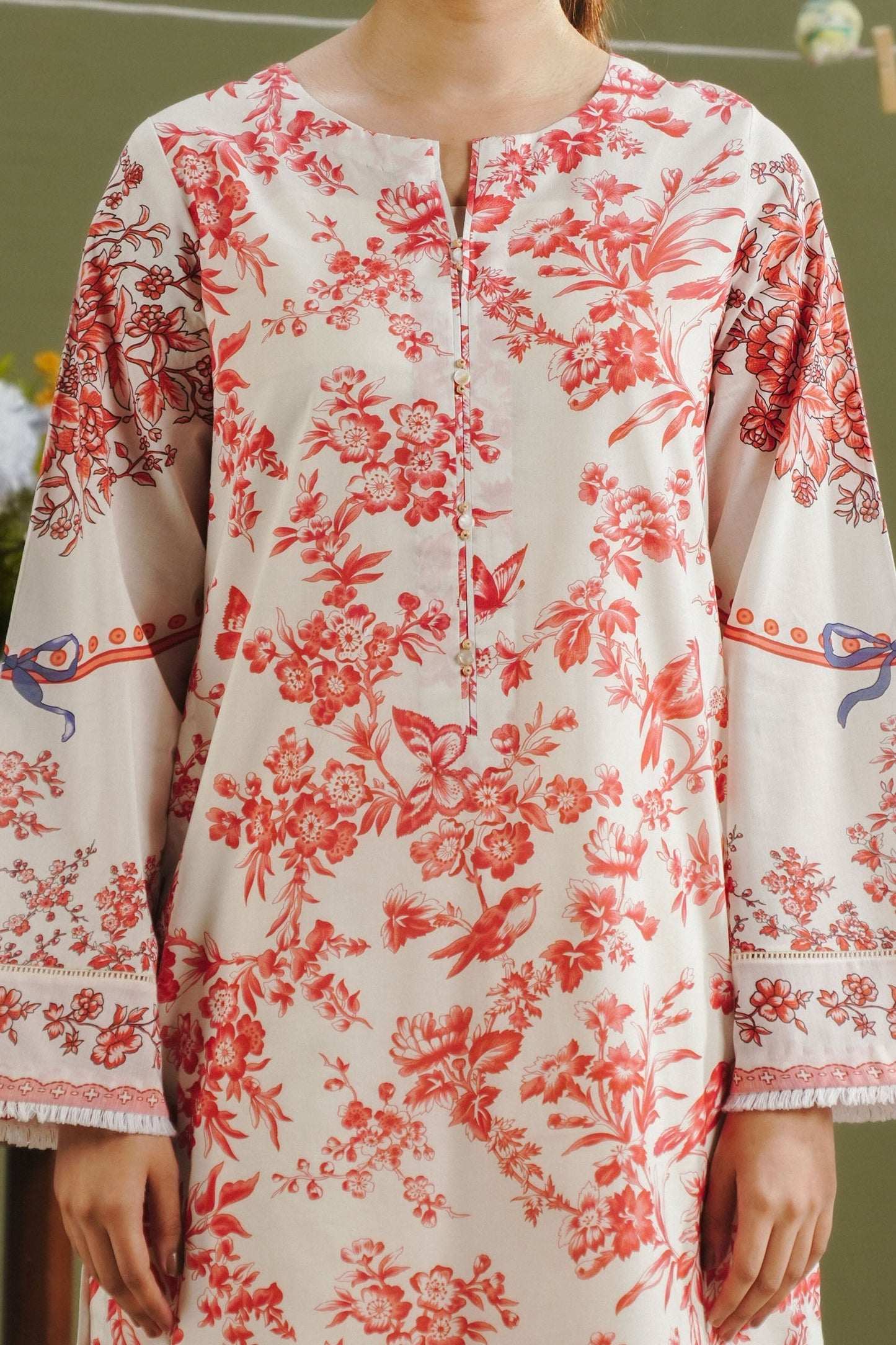 Zara Shahjahan | Coco Prints 26 | Elvo-4A - Casual Dress - available at Maria Faisal in UK and USA.
