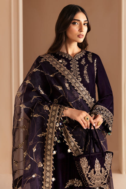 Jazmin | Velvet Edit 24 | Velvet Formal VF-2026 - Ladies Clothes - Maria Faisal