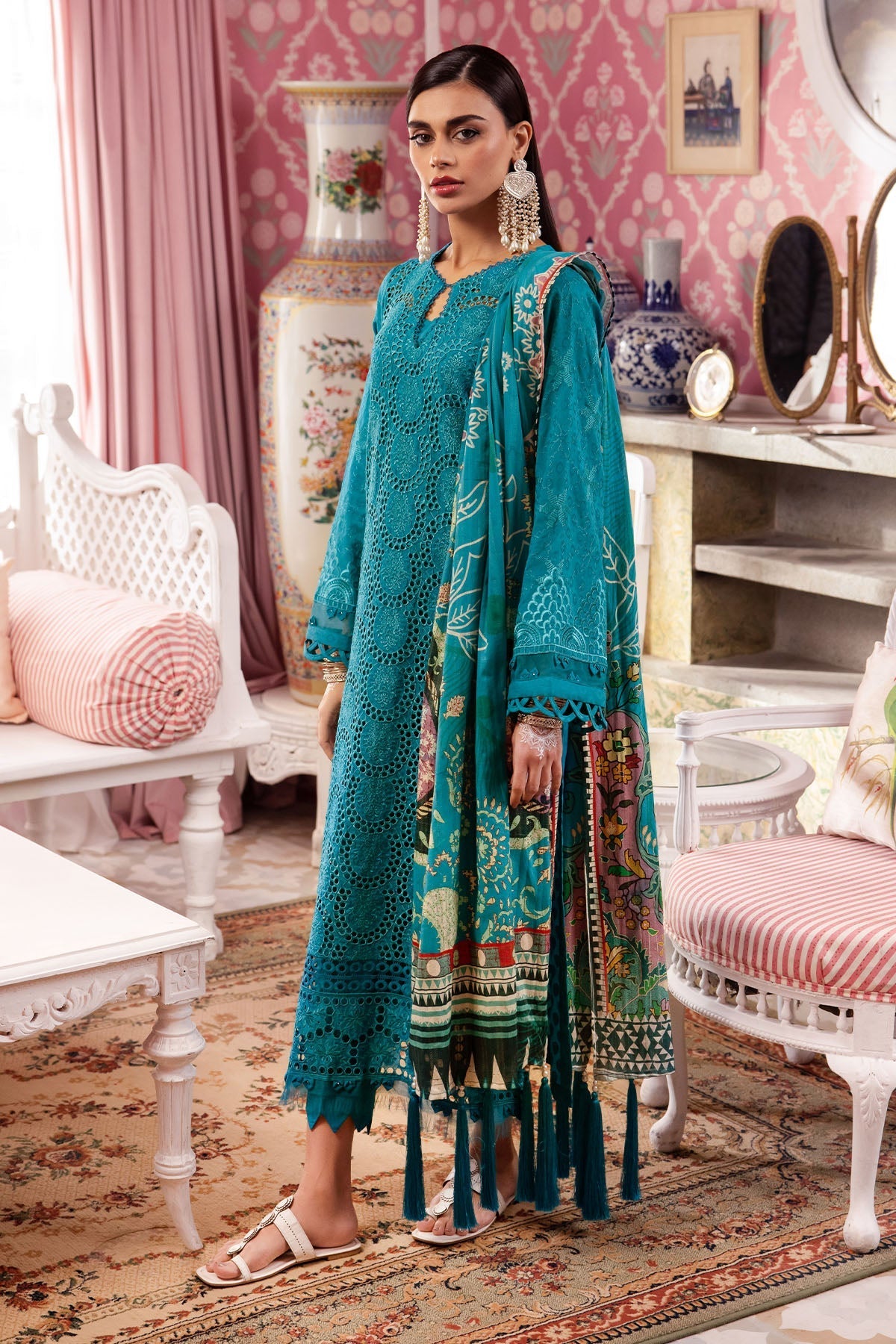 Nureh | Maya Lawn | NS-108 - Ladies Clothes - Maria Faisal