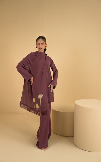 Sana Abbas | La Fiesta | Vanya - Luxury Dress - available at Maria Faisal in UK and USA.