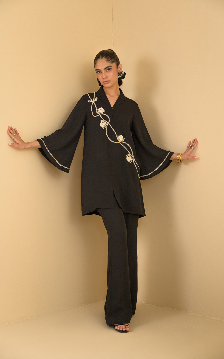 Sana Abbas | La Fiesta | Luma - Luxury Dress - available at Maria Faisal in UK and USA.