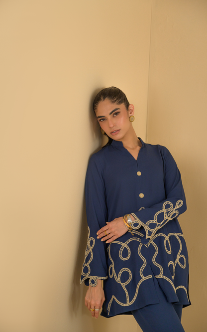 Sana Abbas | La Fiesta | Aria - Luxury Dress - available at Maria Faisal in UK and USA.