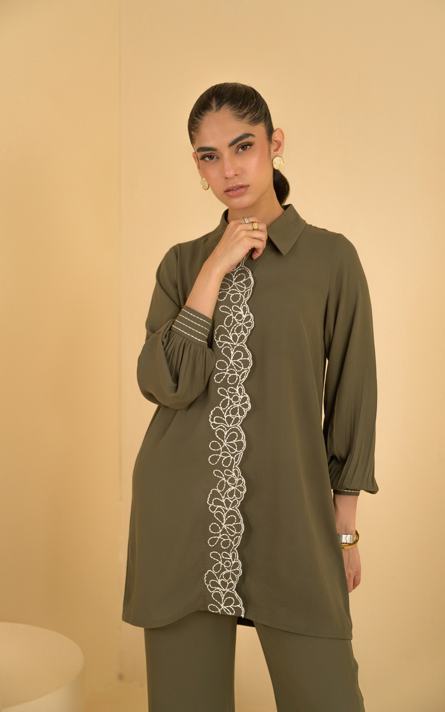 Sana Abbas | La Fiesta |Ovia - Luxury Dress - available at Maria Faisal in UK and USA.