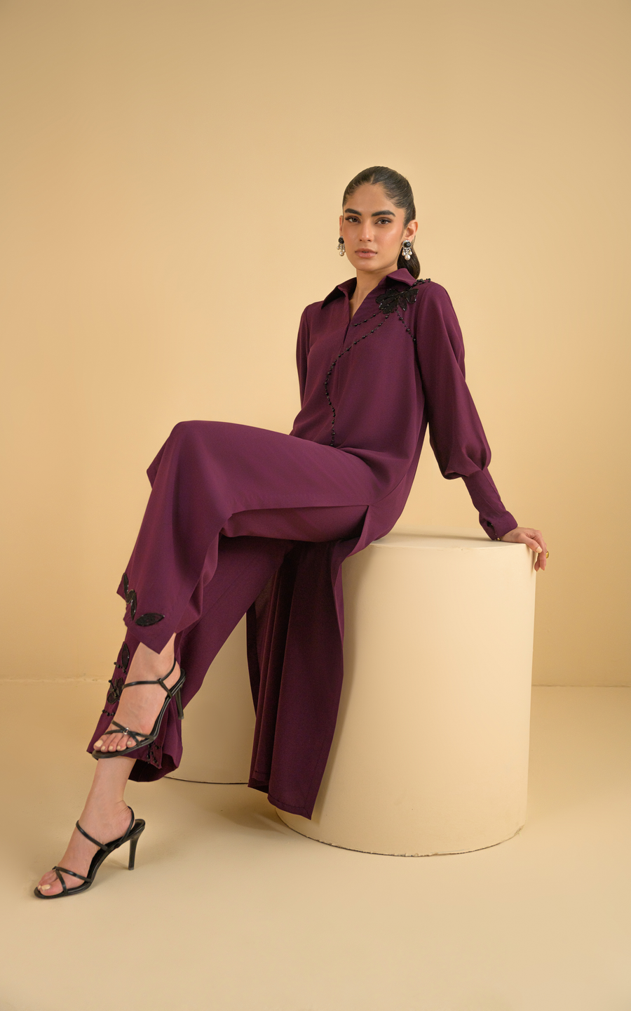Sana Abbas | La Fiesta | Liyana - Luxury Dress - available at Maria Faisal in UK and USA.