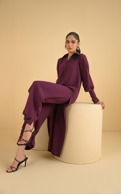 Sana Abbas | La Fiesta | Liyana - Luxury Dress - available at Maria Faisal in UK and USA.