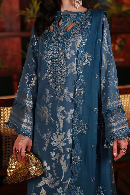 Nureh | Exclusive Jacquard | NE-223 - Luxury Dress - available at Maria Faisal in UK and USA.