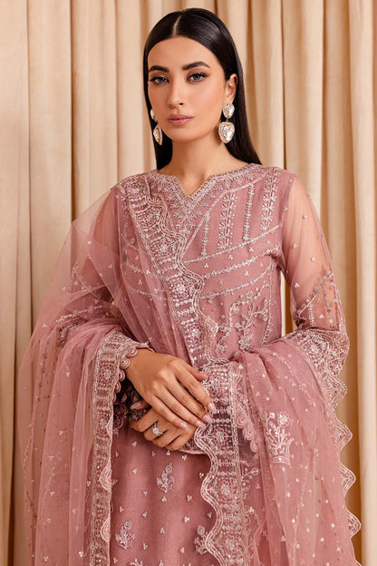 Farasha | Lumiere Formals | PASTEL PEACH - Ladies Clothes - Maria Faisal