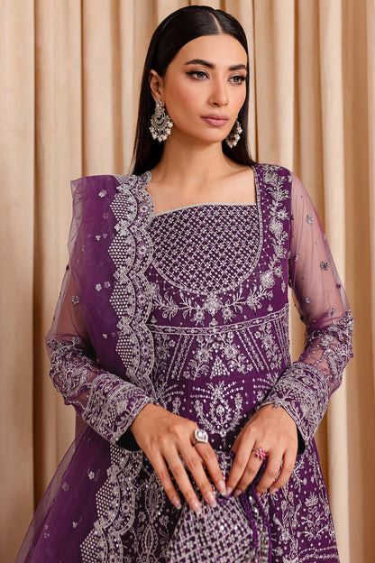 Farasha | Lumiere Formals | Plum Passion - Ladies Clothes - Maria Faisal