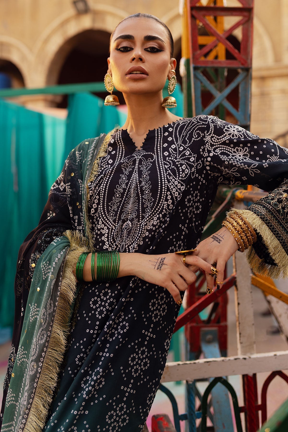 Nureh | Bazaar Lawn | NDS-89 - Ladies Clothes - Maria Faisal