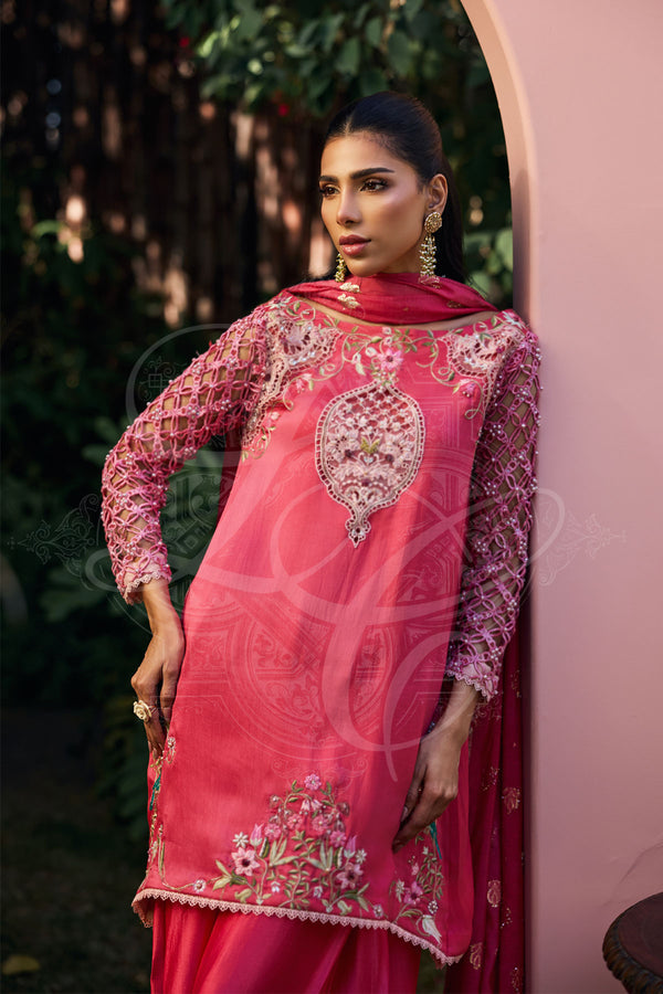 Layla Chatoor | Luxury Pret | Meeya - Luxury Dress - available at Maria Faisal in UK and USA.