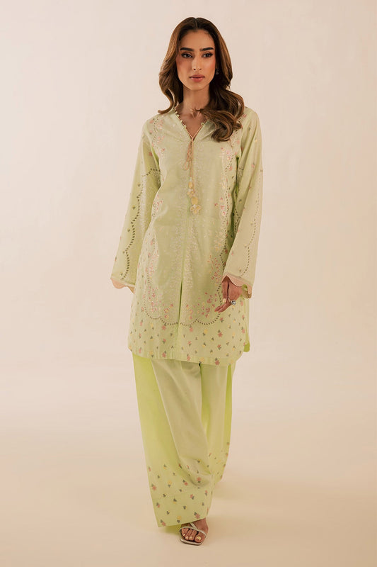 Nureh | Shades of Summer | NP-671 - Luxury Dress - available at Maria Faisal in UK and USA.