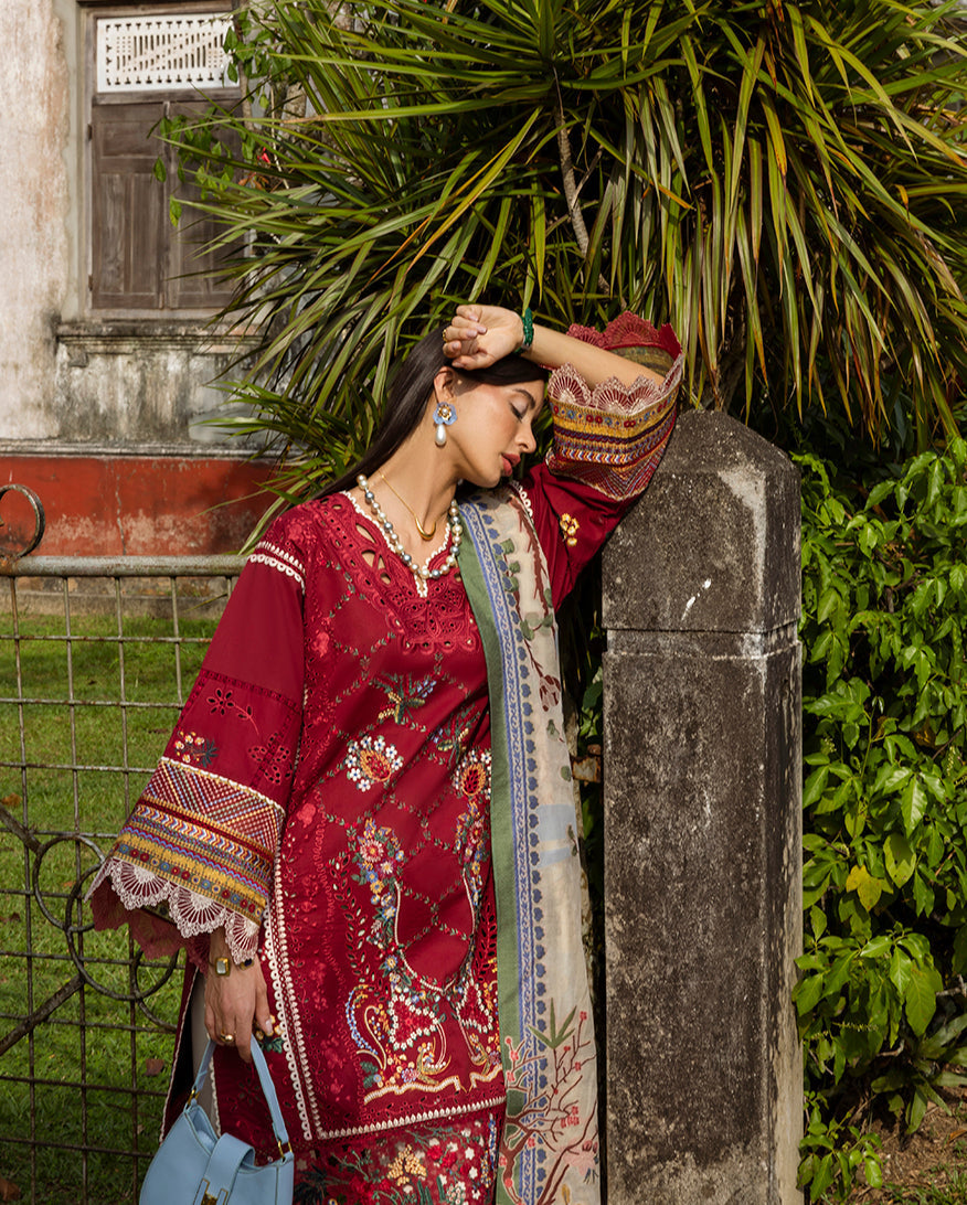 Esmel | Mon Tresor Luxe Lawn 26 | Merci Pour Tout - Luxury Dress - available at Maria Faisal in UK and USA.