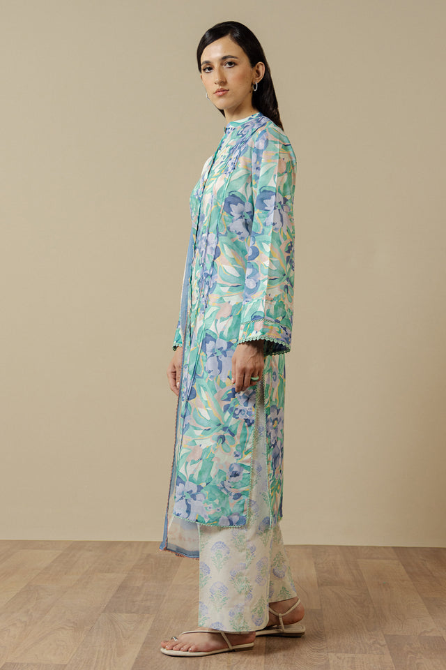 Zara Shahjahan | Coco Prints 26 | ELARIS-6B - Casual Dress - available at Maria Faisal in UK and USA.
