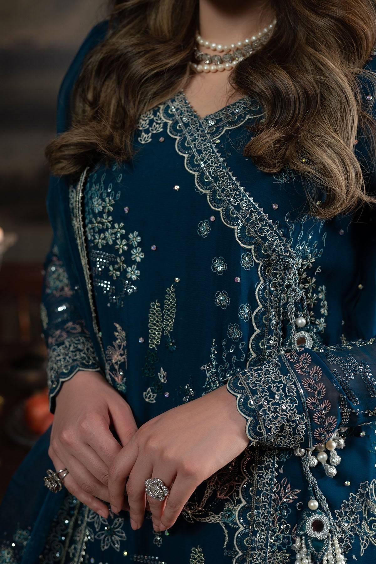 Nureh | Elanora Formals 25 | NEL-67 by Maria Faisal - Registered Vendor of : Nureh - type : Ladies Clothes - 100% original wedding dresses