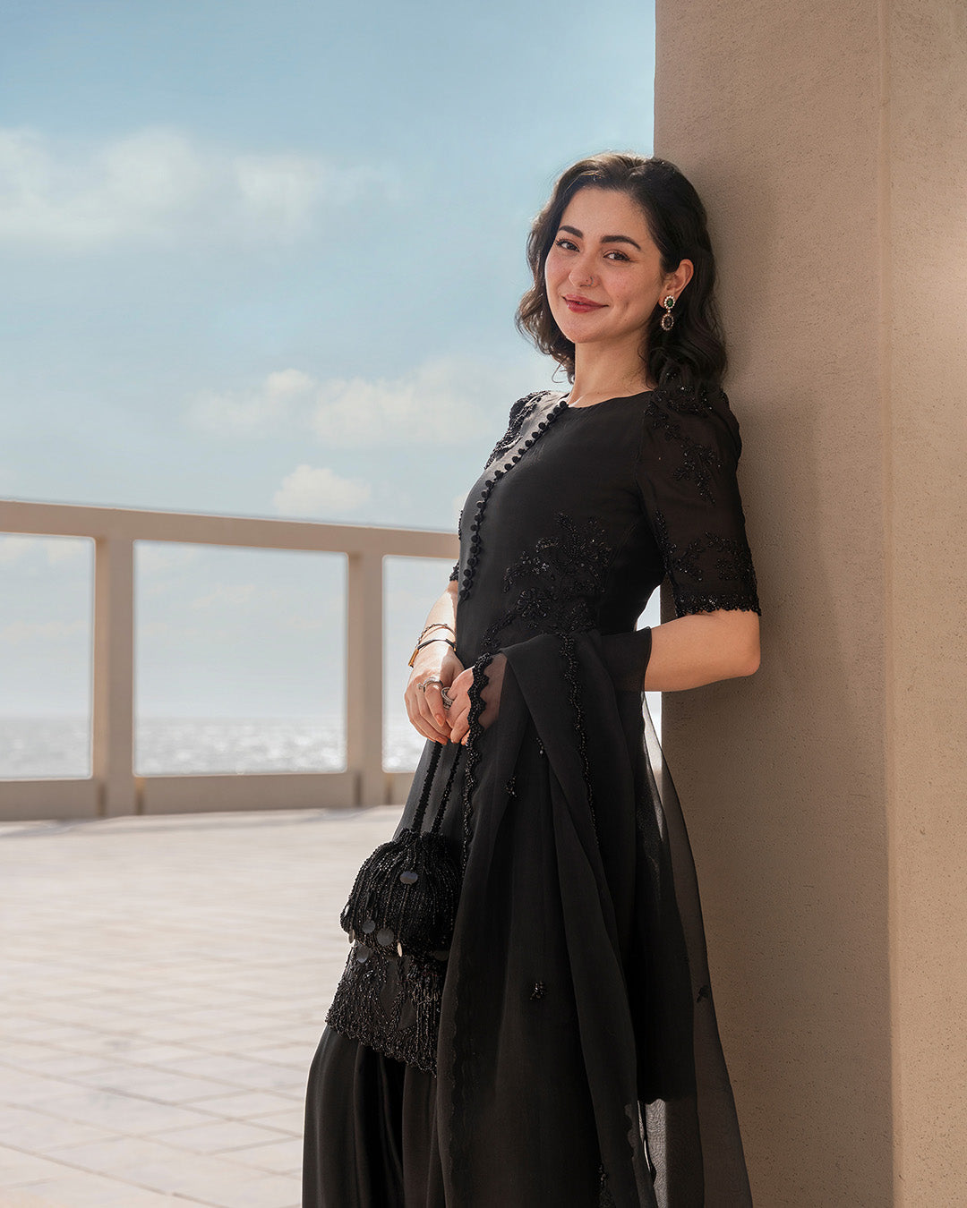 Faiza Saqlain | Reina Luxe | Temirah - Formal Dress - available at Maria Faisal in UK and USA.