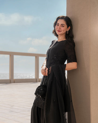 Faiza Saqlain | Reina Luxe | Temirah - Formal Dress - available at Maria Faisal in UK and USA.