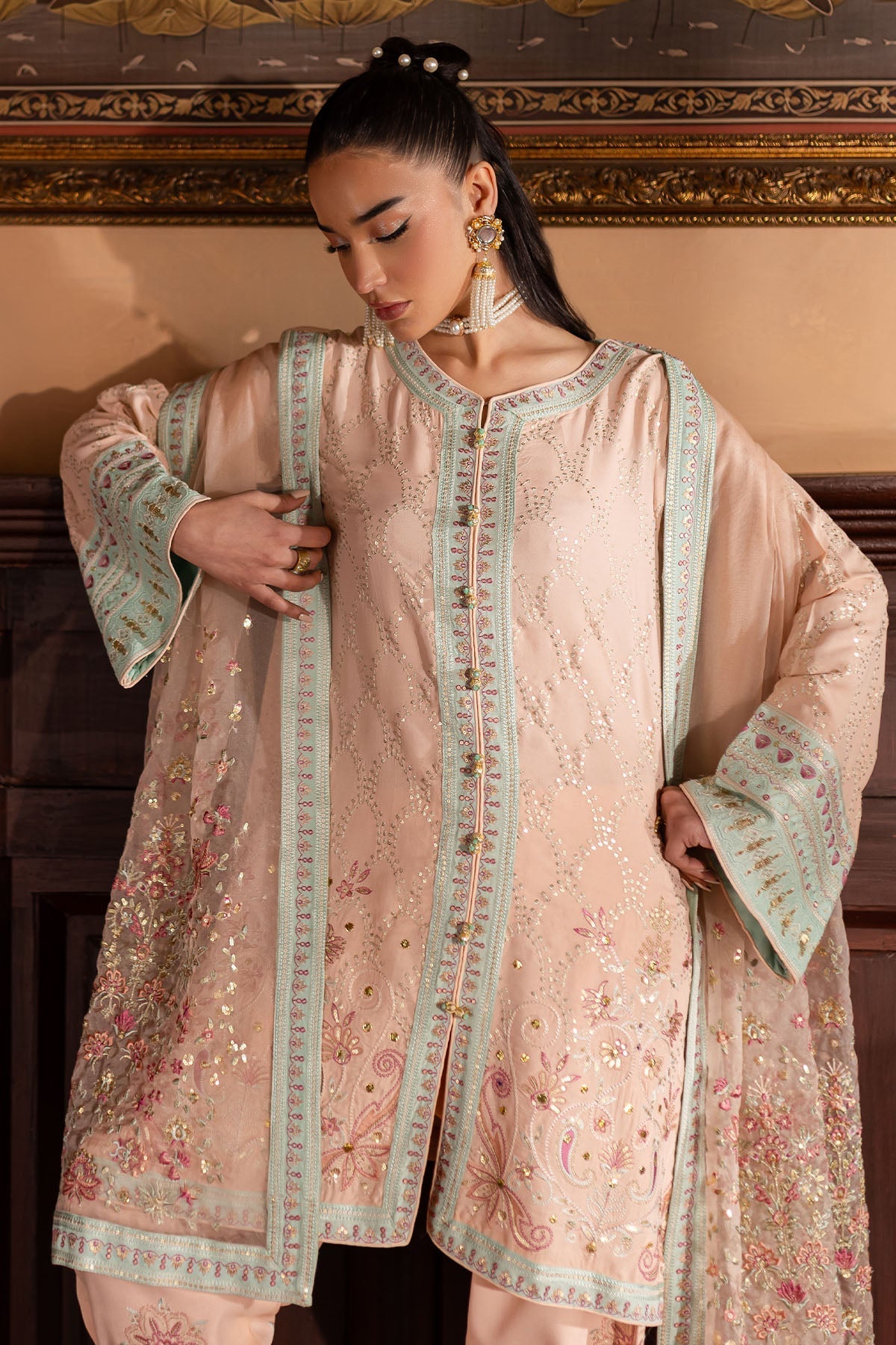 Nureh | Nur Mahal Formals | NE-141 - Ladies Clothes 