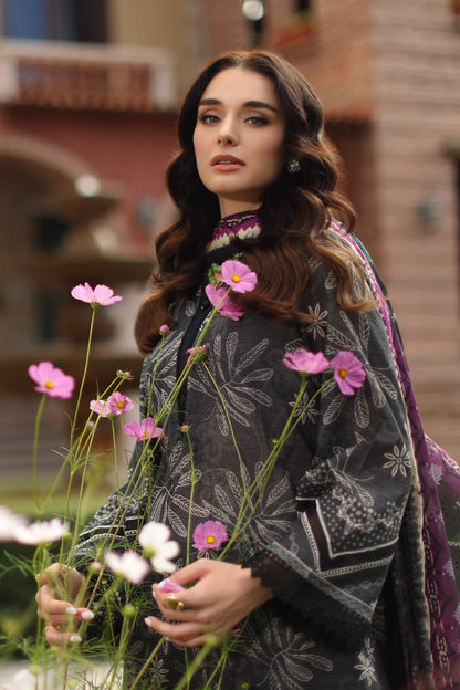 Nureh | Signature Prints 26 | SP-204 - Luxury Dress - available at Maria Faisal in UK and USA.
