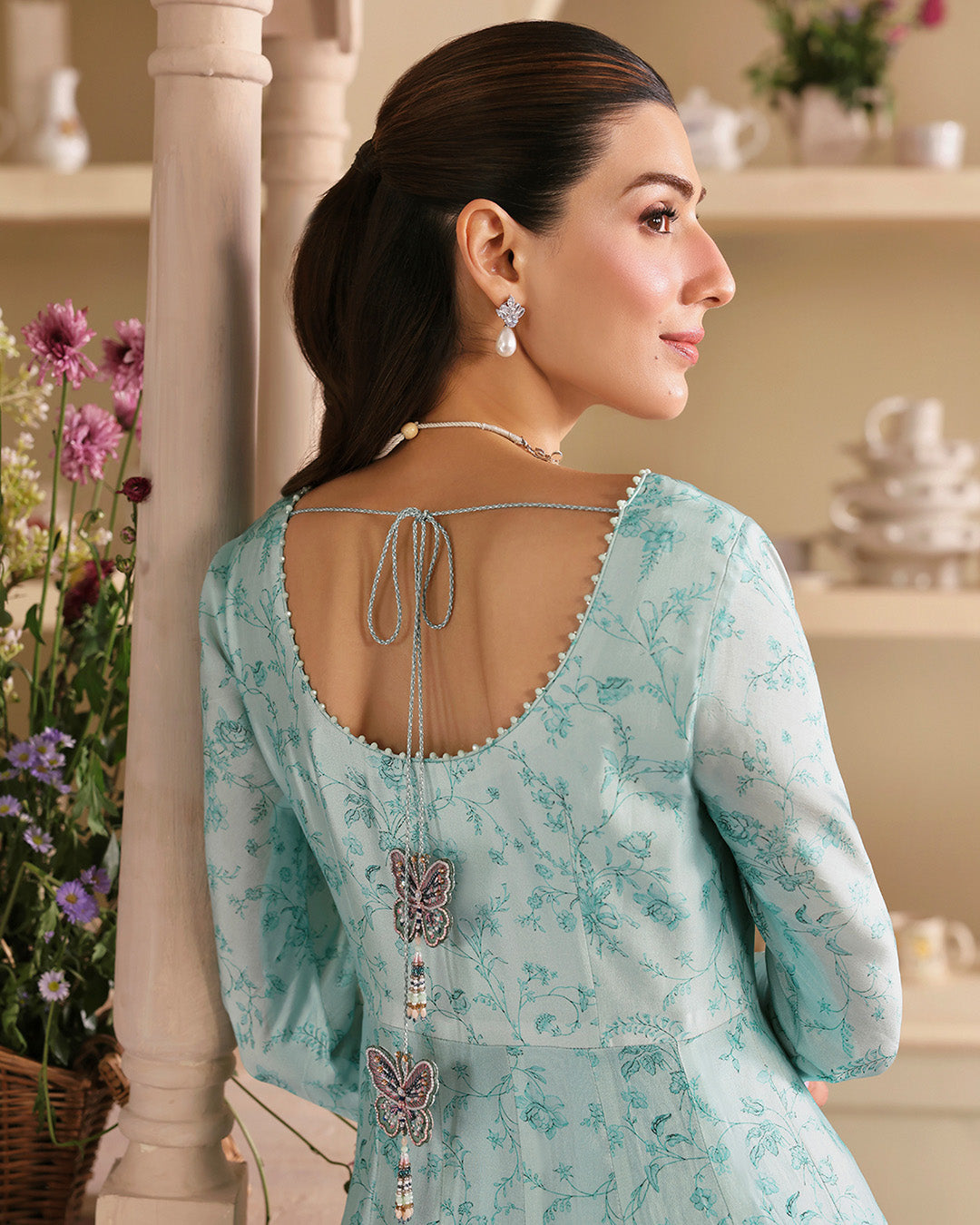 Faiza Saqlain | Serina Luxe | Suha - Formal Dress - available at Maria Faisal in UK and USA.