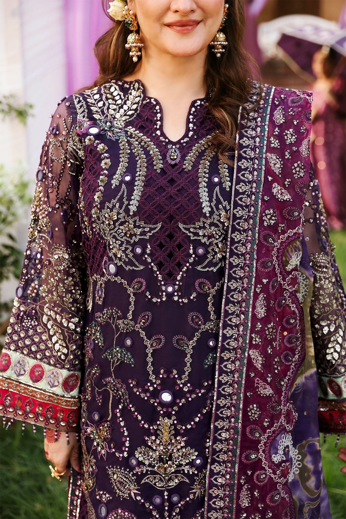 Nureh | Jhoomro Wedding Formals | NL-70 JAHAN - Wedding Dress - Maria Faisal
