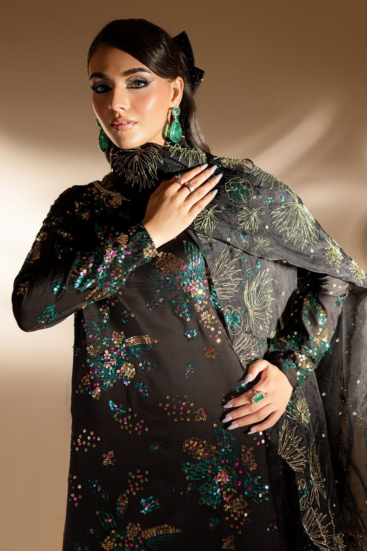 Nureh | Tiny Twinkles | TW-02 GOLDEN STARDUST - Wedding Dress 