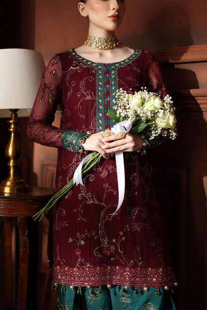 Nureh | Alfaaz Formals | NL-90 - Formal Dress - available at Maria Faisal in UK and USA.