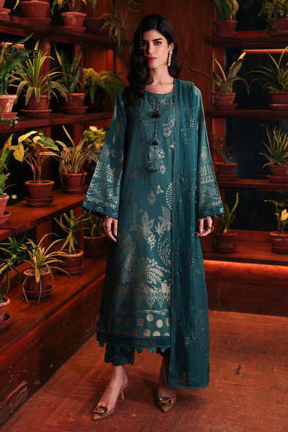 Nureh | Exclusive Jacquard | NE-224 - Luxury Dress - available at Maria Faisal in UK and USA.