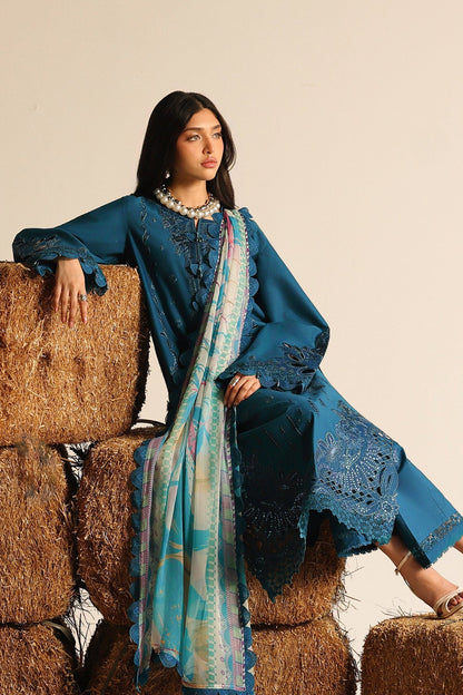 Nureh | Raha Lawn | NE-247 - Luxury Dress - available at Maria Faisal in UK and USA.