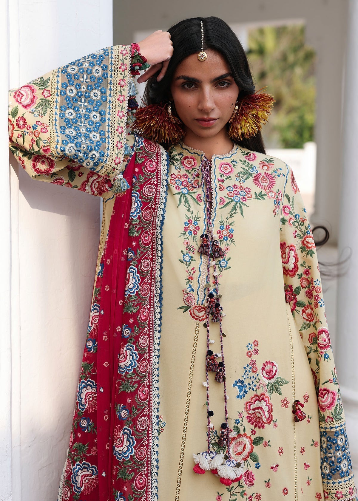 Hussain Rehar | Kalabagh Luxury Lawn 26 | Zubdah - Formal Dress - available at Maria Faisal in UK and USA.