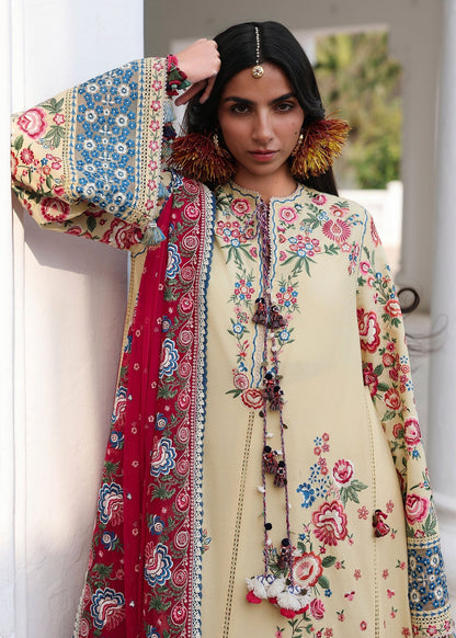 Hussain Rehar | Kalabagh Luxury Lawn 26 | Zubdah - Formal Dress - available at Maria Faisal in UK and USA.