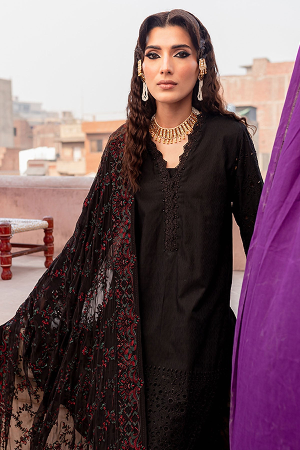 Nureh | Lawn Jacquard | NS-80 - Ladies Clothes 