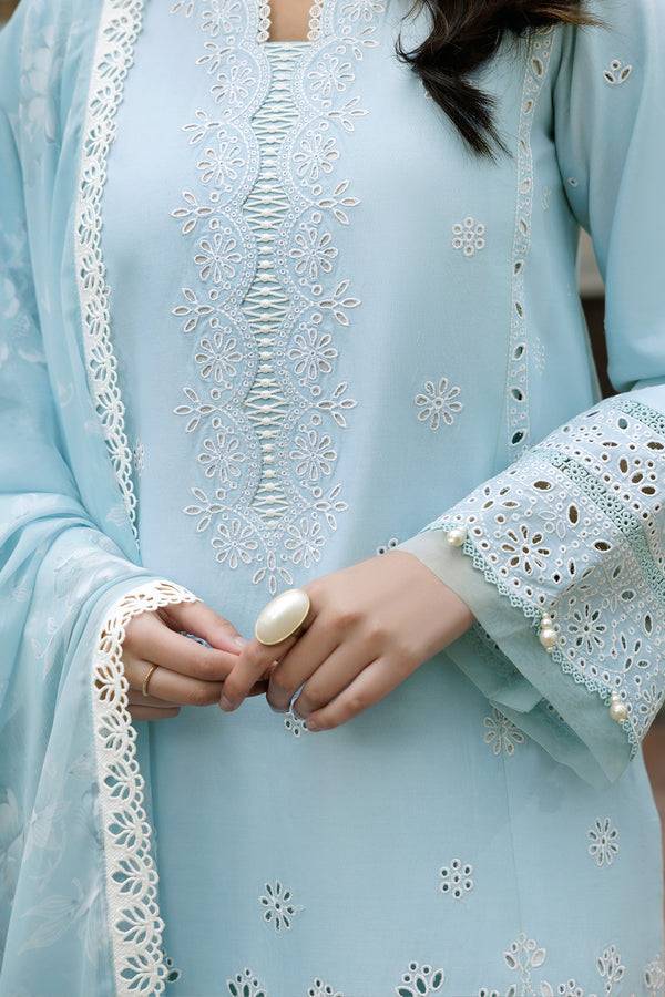 Farasha | Summer Weaves Embroidered Lawn | Sky Haze by Maria Faisal - Registered Vendor of : Farasha - type : Ladies Clothes - 100% original wedding dresses