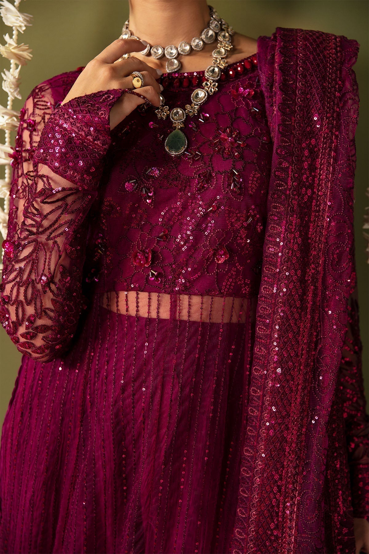 Nureh | Jhoomro Wedding Formals | NL-56 - ANARI - Wedding Dress - Maria Faisal