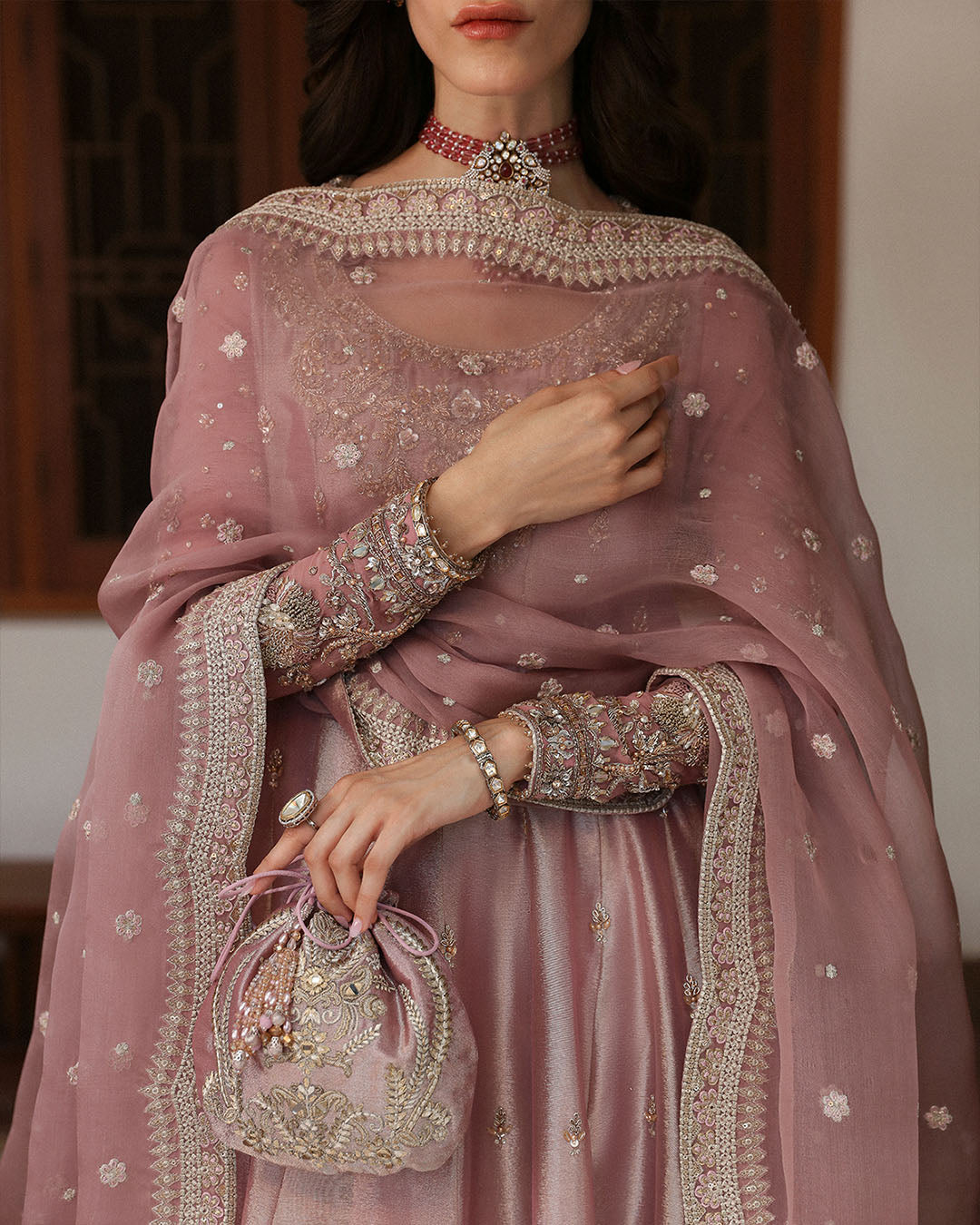 Faiza Saqlain | Mehermah Luxe Formals | Halina - Wedding Dress - Maria Faisal