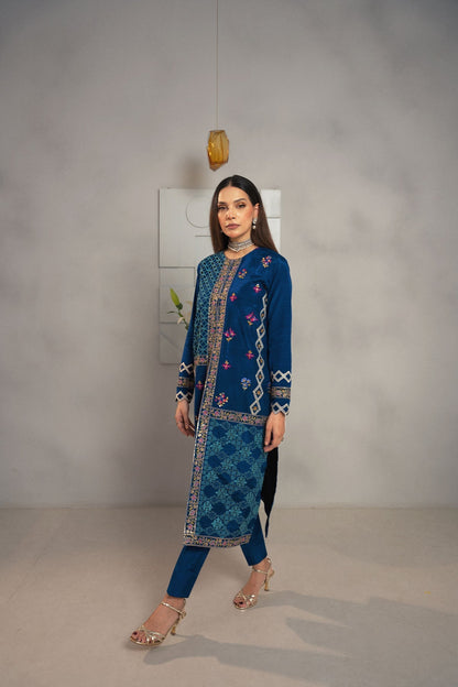 Fozia Khalid | Dilkash Festive Wear 25 | Laraib - Formal Dress - available at Maria Faisal in UK and USA.