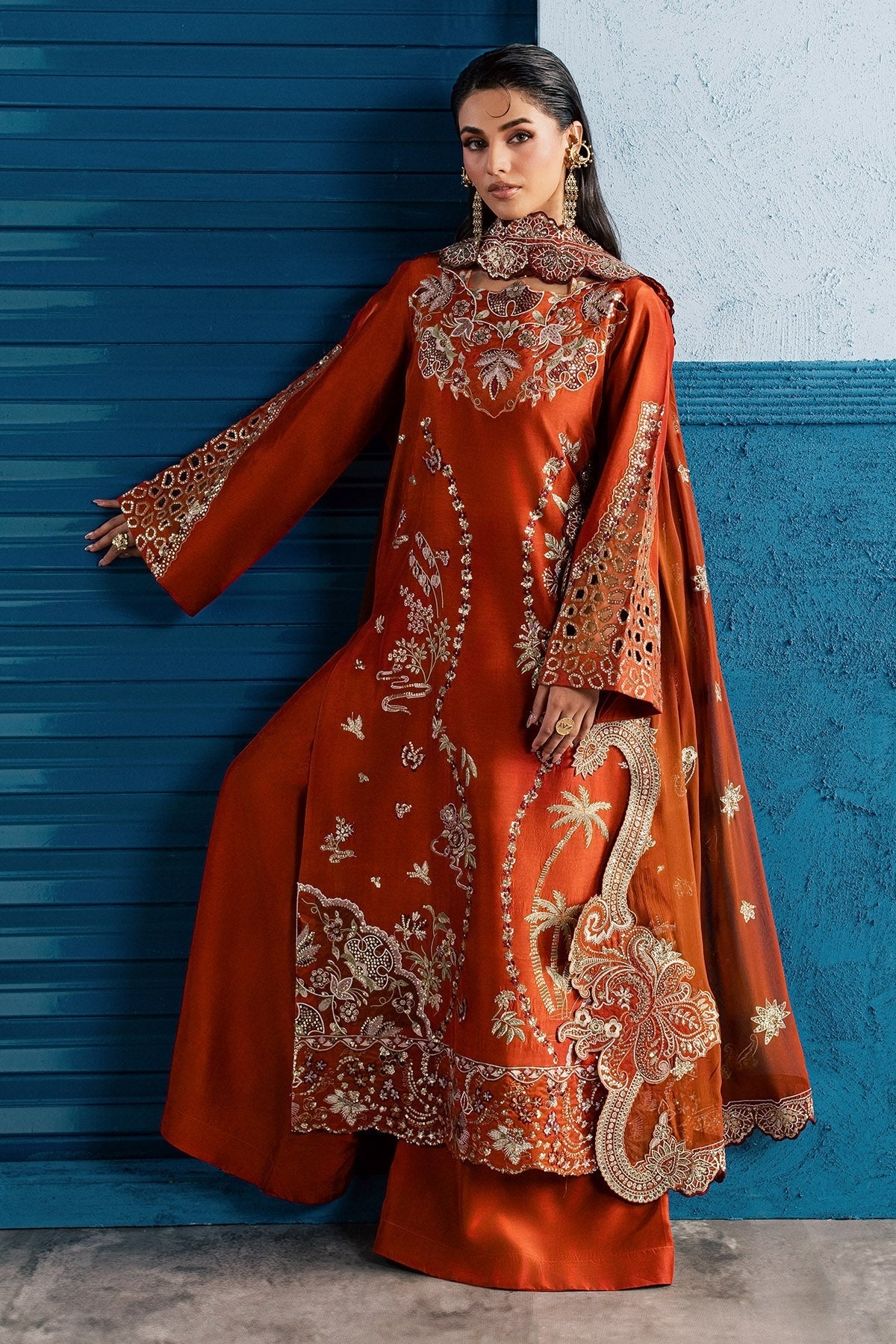 Nureh | Fancy Formal 26 | NP-827 - Formal Dress - available at Maria Faisal in UK and USA.