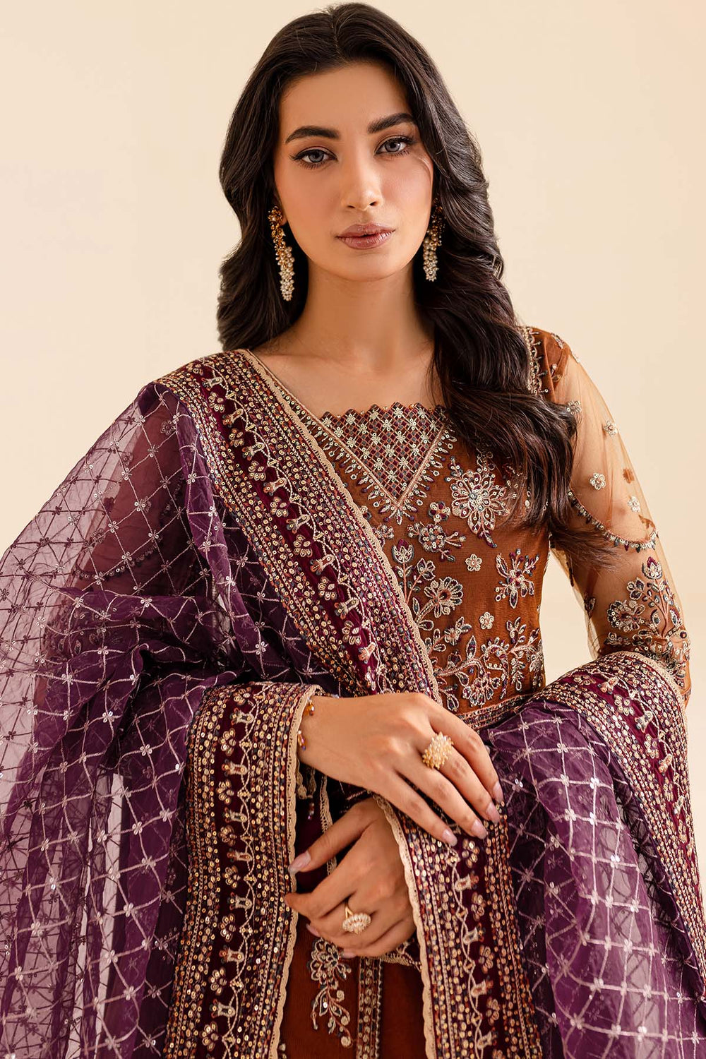 Farasha | Lumiere Formals | Crimson Allure - Ladies Clothes - Maria Faisal