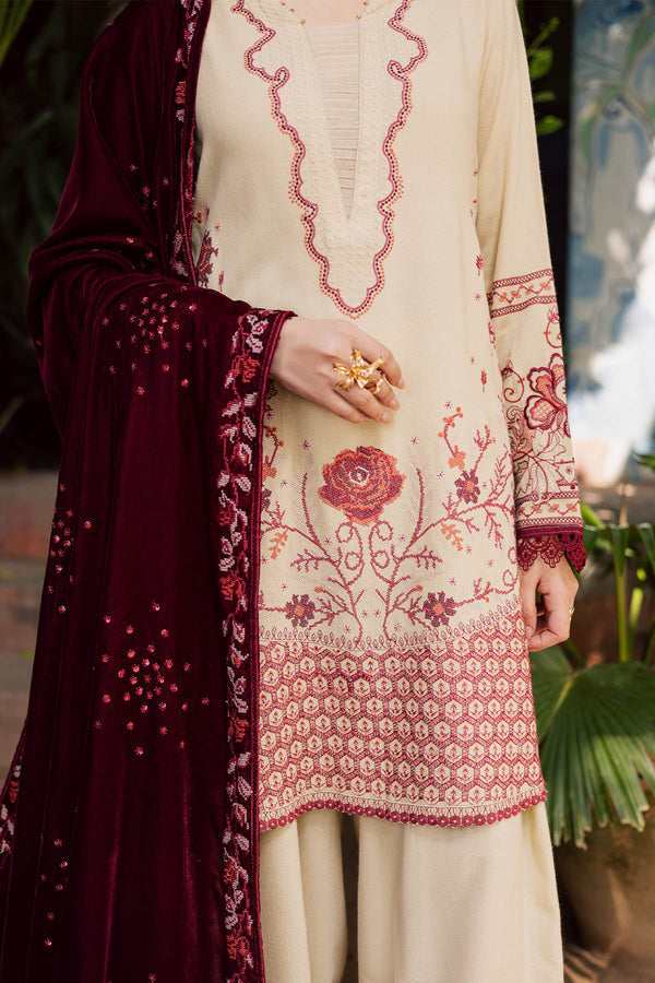 Nureh | Exclusive Leather Peach | NE-181 - Casual Dress - available at Maria Faisal in UK and USA.
