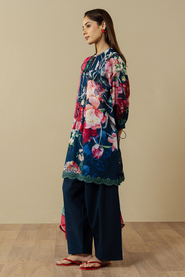 Zara Shahjahan | Coco Prints 26 | Avena-3A - Casual Dress - available at Maria Faisal in UK and USA.