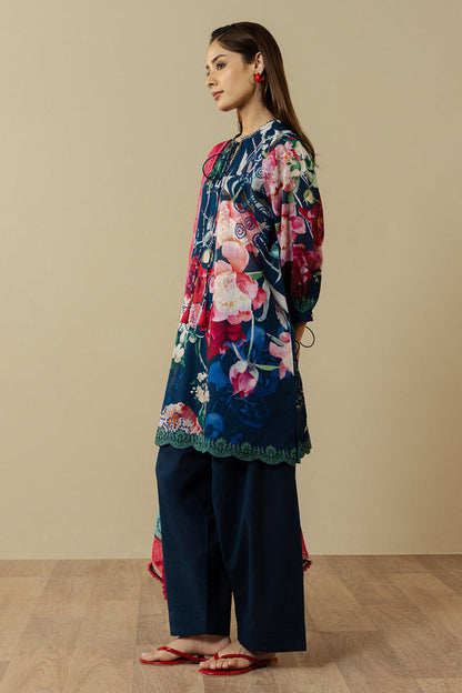 Zara Shahjahan | Coco Prints 26 | Avena-3A - Casual Dress - available at Maria Faisal in UK and USA.
