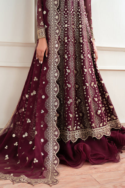 Farasha | Essence Formals 25 | Maroon Empress - Ladies Clothes - Maria Faisal