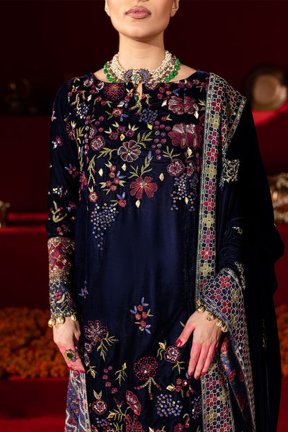 Nureh | Maya Velvet | NW-93 - Formal Dress - available at Maria Faisal in UK and USA.