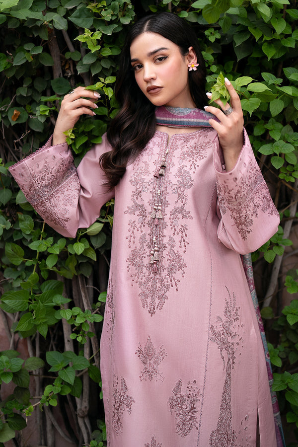 Jazmin | Winter Edition 24 | KHADDAR UW-0061 - Designer Dress with Intricate embroidery and embellishments. Shop elegent wedding dress at Maria Faisal.