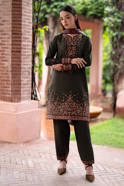 Jazmin | Winter Edition 24 | KHADDAR UW-0058 - Designer Dress with Intricate embroidery and embellishments. Shop elegent wedding dress at Maria Faisal.