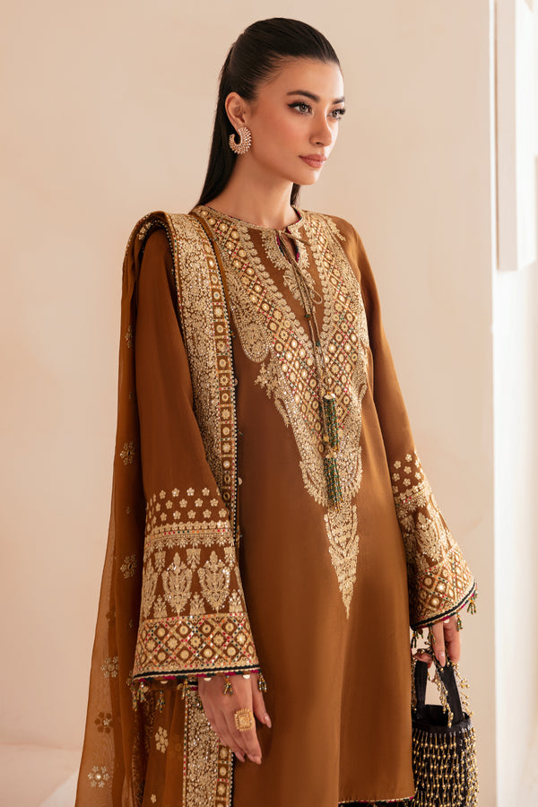 Jazmin | Formals Collection | Raw Silk UR-7037 - Ladies Clothes - Maria Faisal