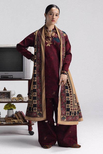 Zara ShahJahan | Coco Prints Winter 26 | Iris-8A - Luxury Dress - available at Maria Faisal in UK and USA.
