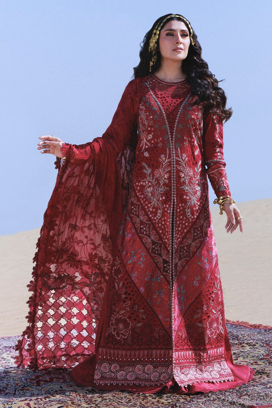 Nureh | Aman Luxe | Kiraz NE-230 - Luxury Dress - available at Maria Faisal in UK and USA.