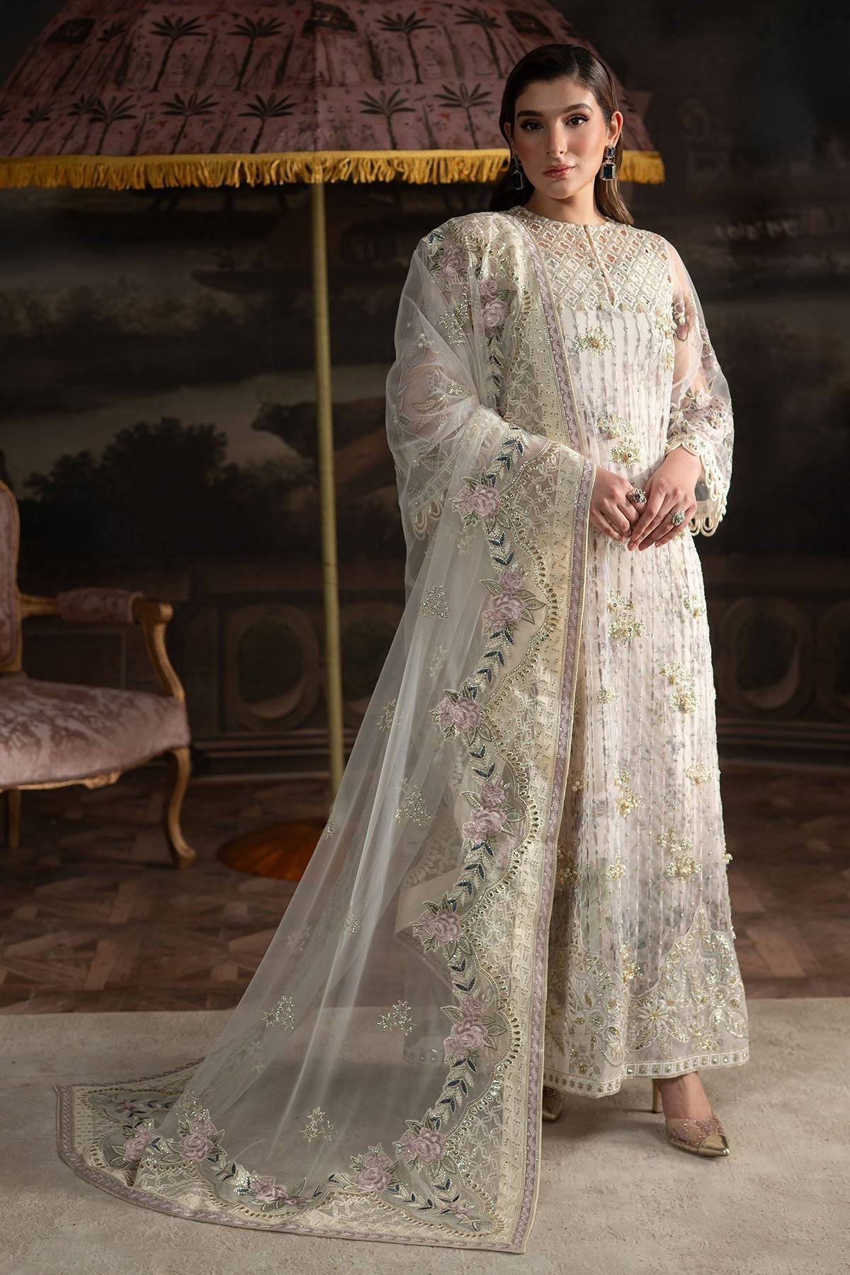 Nureh | Elanora Formals 25 | NEL-69 by Maria Faisal - Registered Vendor of : Nureh - type : Ladies Clothes - 100% original wedding dresses