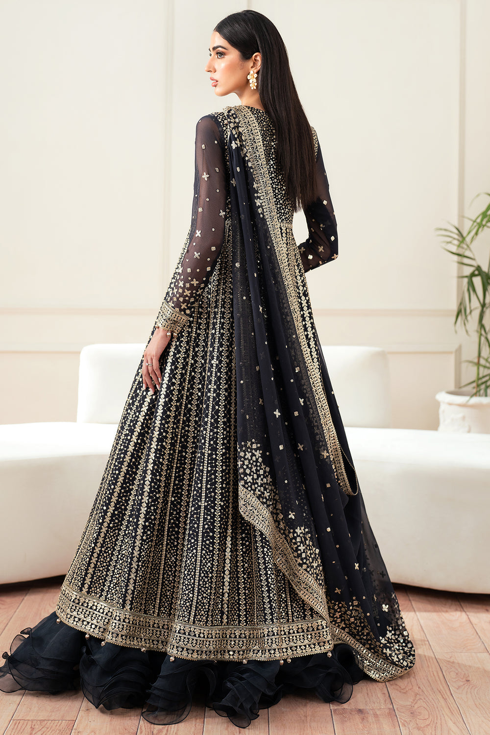 Farasha | Essence Formals 25 | Midnight Navy - Ladies Clothes - Maria Faisal