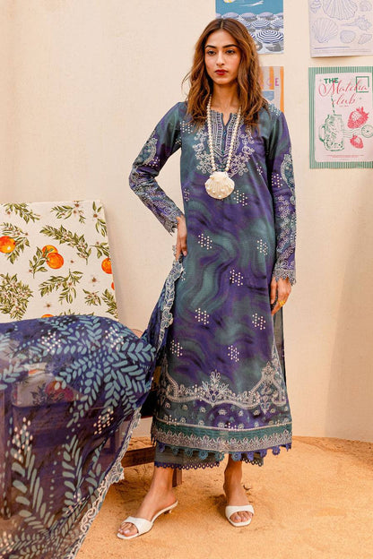 Nureh | Gardenia Lawn 25 | NSG-186 by Maria Faisal - Registered Vendor of : Nureh - type : Ladies Clothes - 100% original wedding dresses